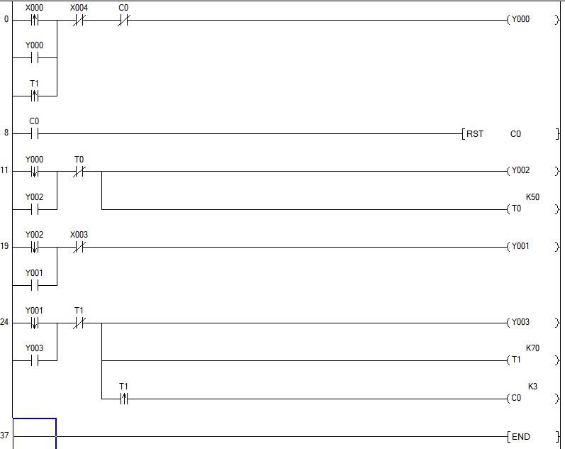 大朗智通培訓,PLC培訓,電工培訓,工業機器人培訓/小車往返運料案例 大朗智通培訓,PLC培訓,電工培訓,工業機器人培訓/小車往返運料案例